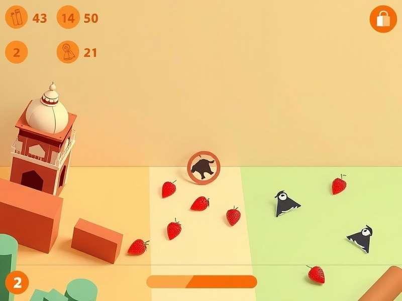 Paper io 2 3D gameplay screenshot showing colorful territory capture