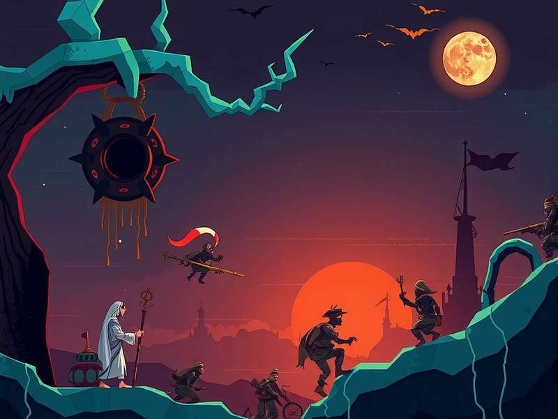 Paper io 2 Voodoo gameplay screenshot showing magical effects and territory capture