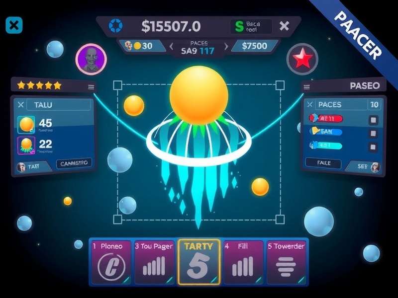 Visualization of Pacer strategy in Paper.io 2 showing controlled territory expansion