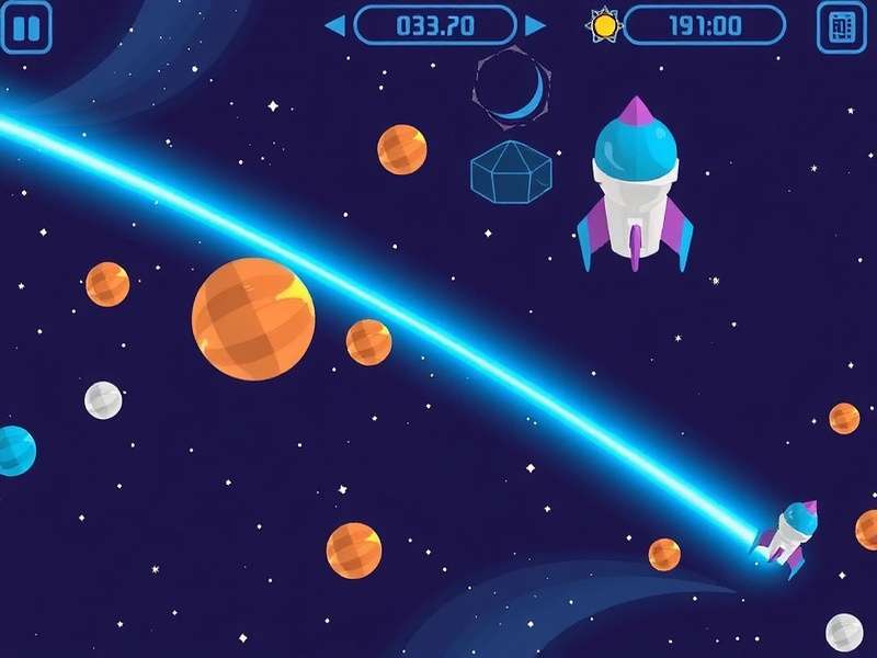 Paper.io 2 Space theme gameplay showing cosmic background and player territories