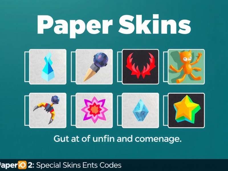 Paper Io 2 Special Skins Collection Preview