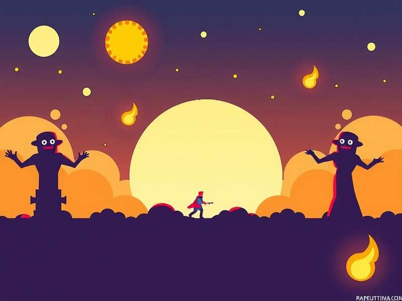 Paper Io 2 Thanos gameplay illustration showcasing vibrant colors and competitive action