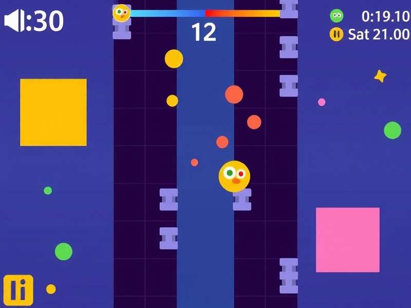 Paper Io 2 Gameplay Screenshot showing colorful territory capture