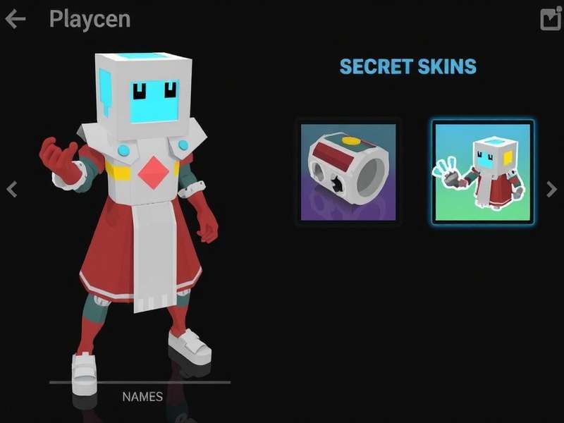 Paper Io 2 game interface showing various skins and cosmetics