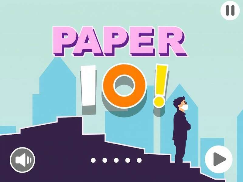 Paper Io 2 gameplay screenshot showing territory capture on PC