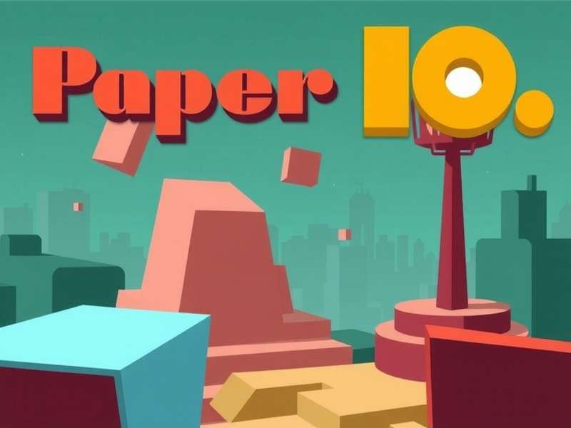 Paper Io 2 Free Online gameplay screenshot showing territory control and multiplayer action